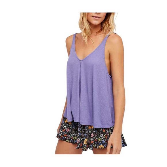 NWT Intimately Free People Dani Tank Dusty Iris Size Small - Picture 1 of 7
